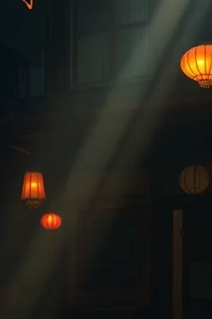 《银沙湾》海报：黄昏海湾的银色沙丘与远帆